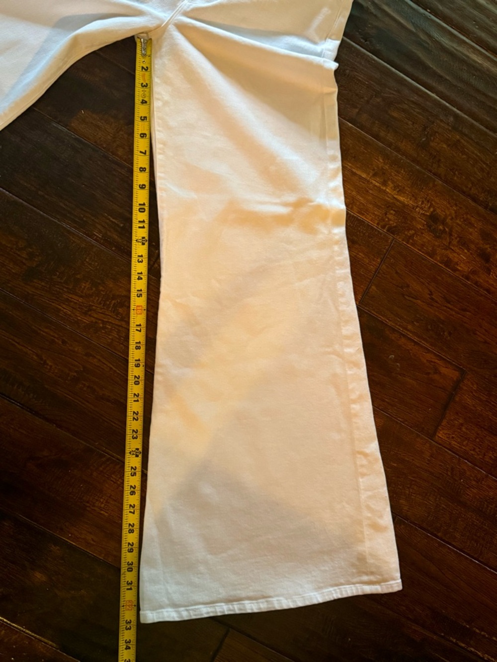Frame Denim White Le Palazzo Wide-Leg High-Rise Jeans 29 - Picture 6 of 7